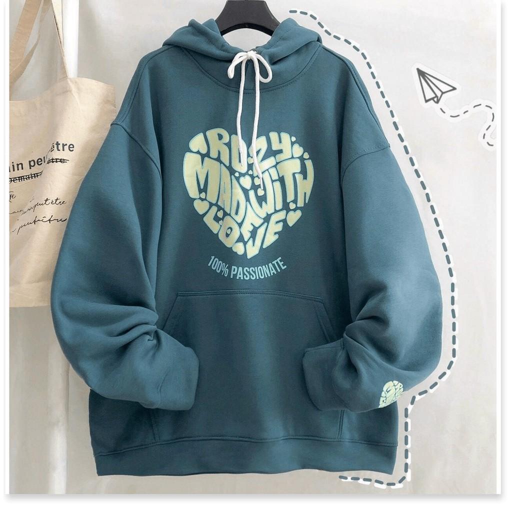 ÁO HODDIES CÓ MŨ NỮ SIÊU XINH FORM RỘNG HÀN QUỐC HOT HÈ 2021 KHANH AN FASHION