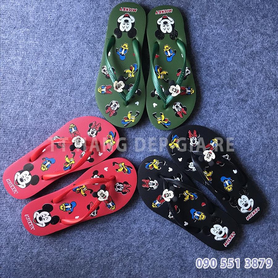 Dép quai kẹp nữ hình Mickey cute