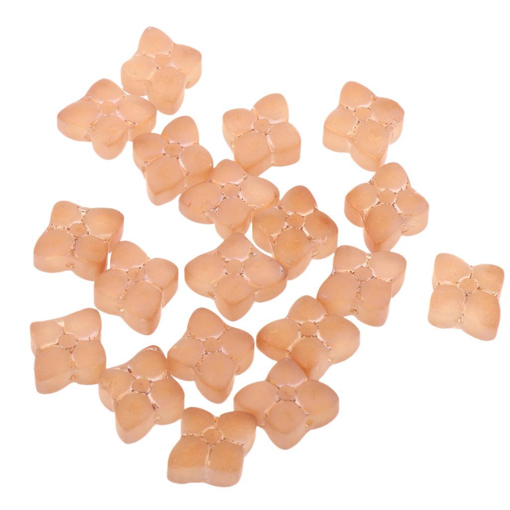 Beading Czech Glass Beads- 10mm Butterfly Beads Loose for DIY Bracelets,Necklaces,Earrings, Hair Accessories and Jewelry Making Pack of 20 Pieces