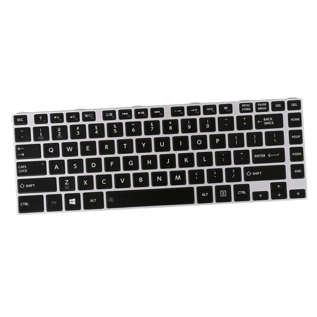 US Keyboard Replacement Repair + Frame + Backlit for  Satellite E40-A