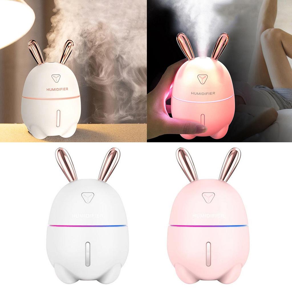 Portable Mini Humidifier Car Air  Diffuser Mist USB LED Light Pink