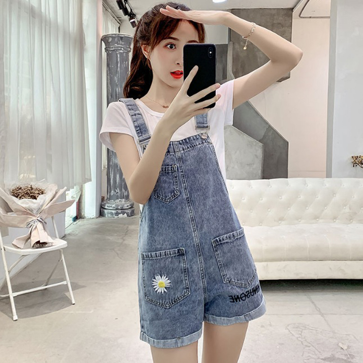 Quần yếm jean short YS11 C076