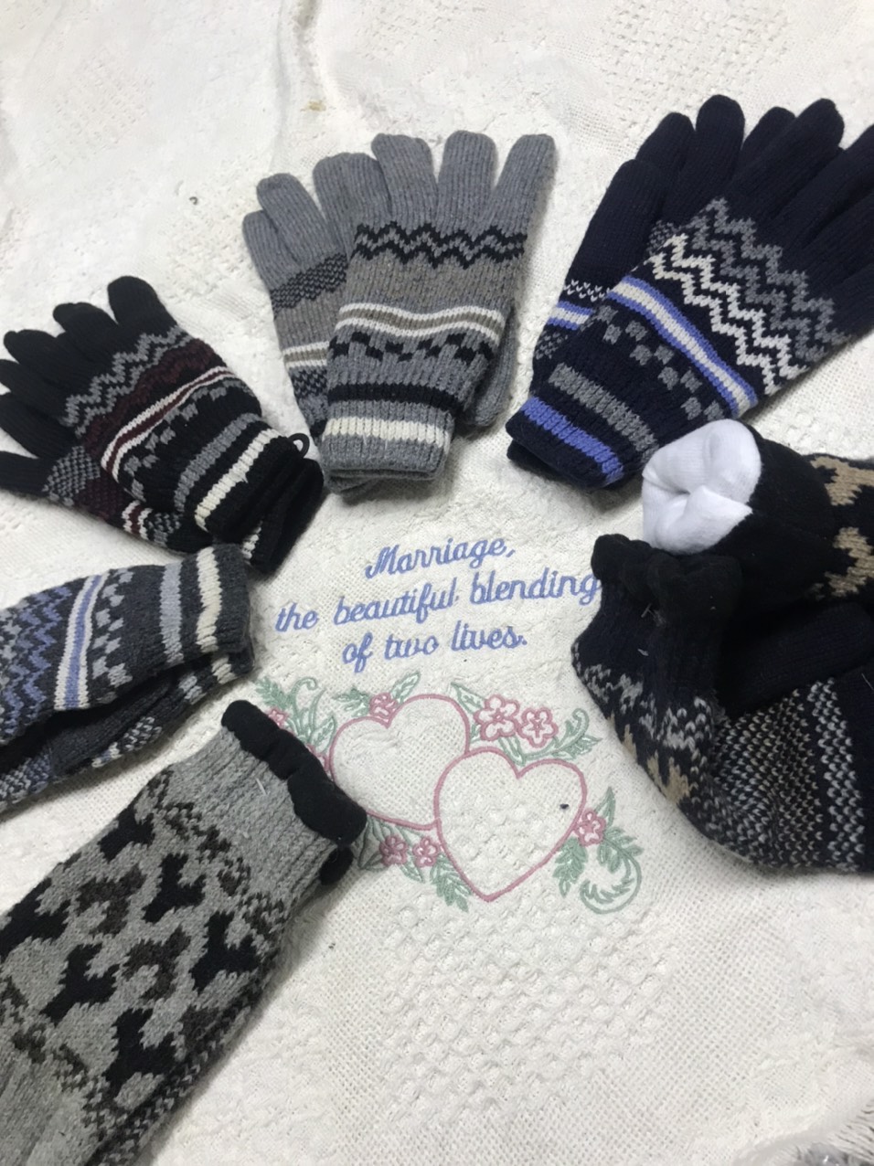 Găng Len Lót Nỉ Giao Màu Ngẫu Nhiên