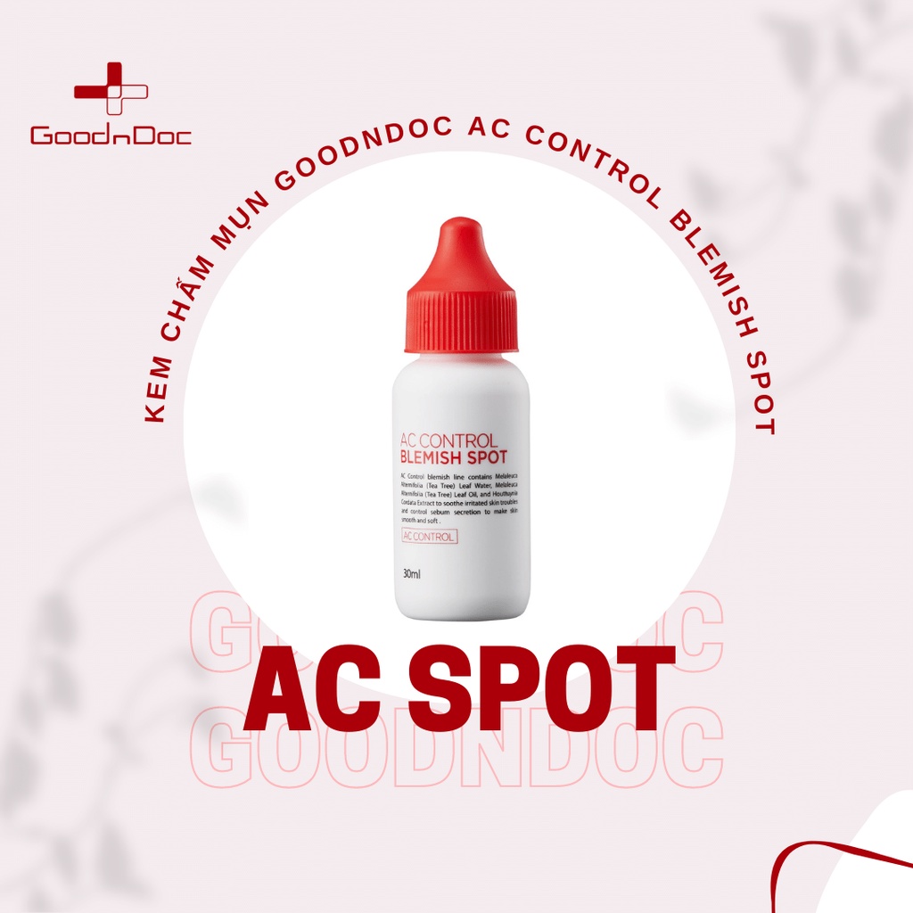 Kem Chấm Mụn GoodnDoc AC Control Blemish Spot 30ml