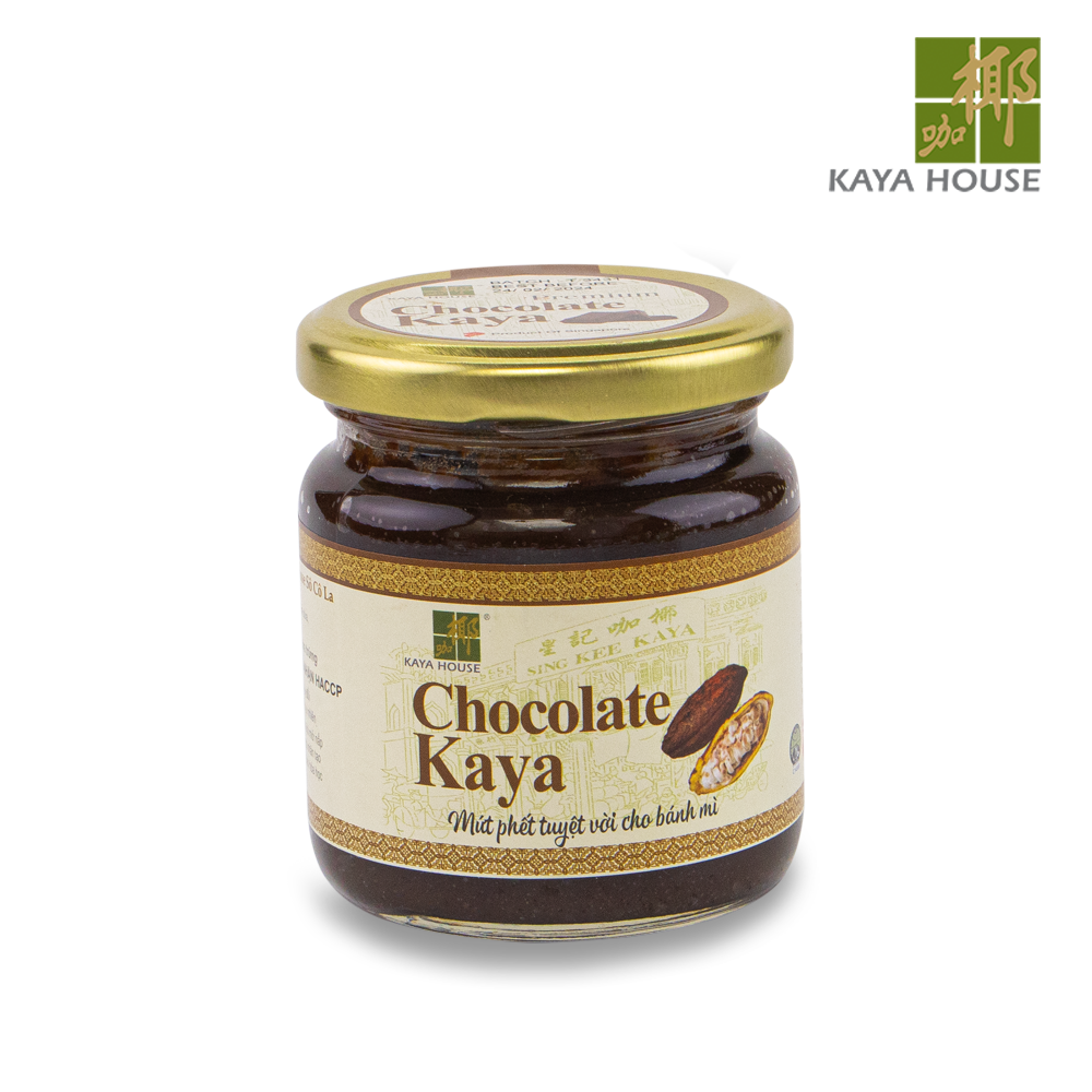 Mứt Kaya Singapore Chocolate túi 1000G - Kaya House - Ăn kèm với Sandwich, làm nguyên liệu nấu ăn