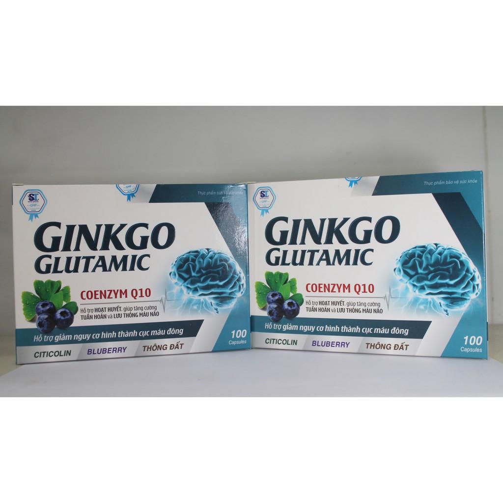 GINKGO GLUTAMIC COENZYM Q10 - HOẠT HUYẾT DƯỠNG NÃO - TUẦN HOÀN - LƯU THÔNG MÁU NÃO - NGĂN HÌNH THÀNH CỤC MÁU ĐÔNG