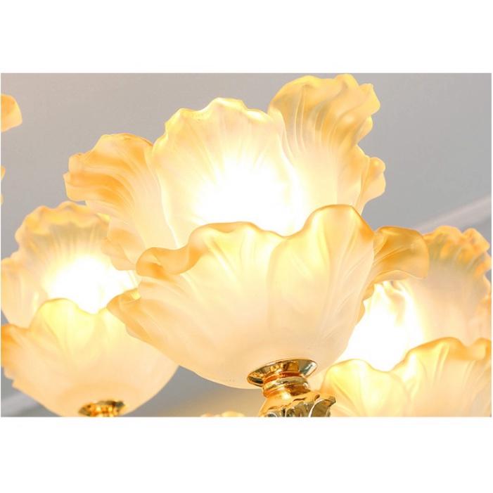 Đèn Chùm Ca Sỹ Pha Lê 15 tay XANH NGỌC- phong thái Phương tây tối tân thích hợp tô điểm Phòng Khách, Nhà Hàng, Hội Trườn