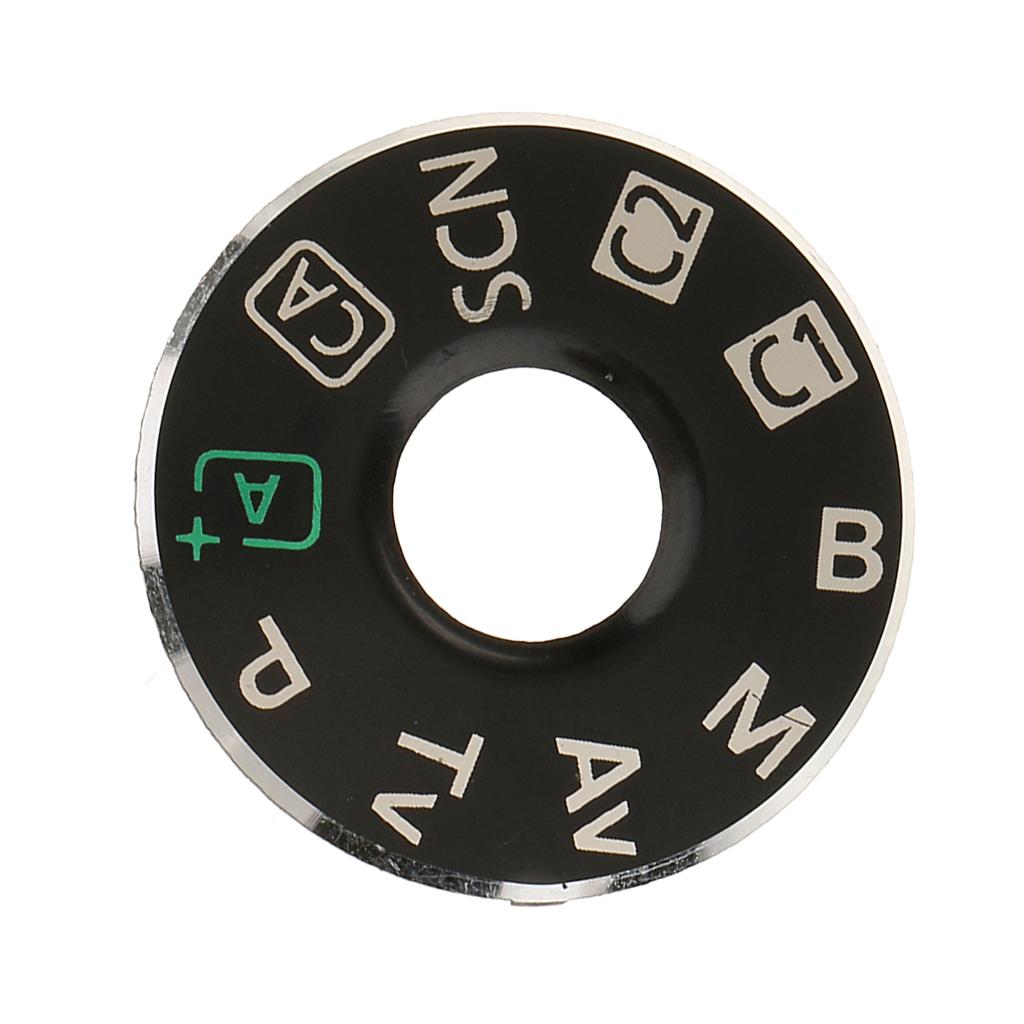 Interface Cap Button Replacement Part Dial Mode Plate for Canon EOS 5D Mark 3 & 6D, Digital Camera Repair Accessories