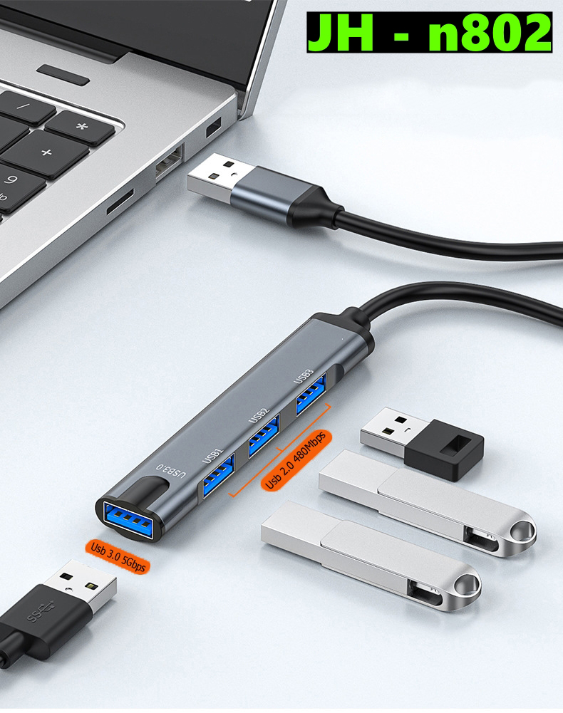 Bộ chia usb/ type c ra usb, audio dùng cho laptop, điện thoại, macbook