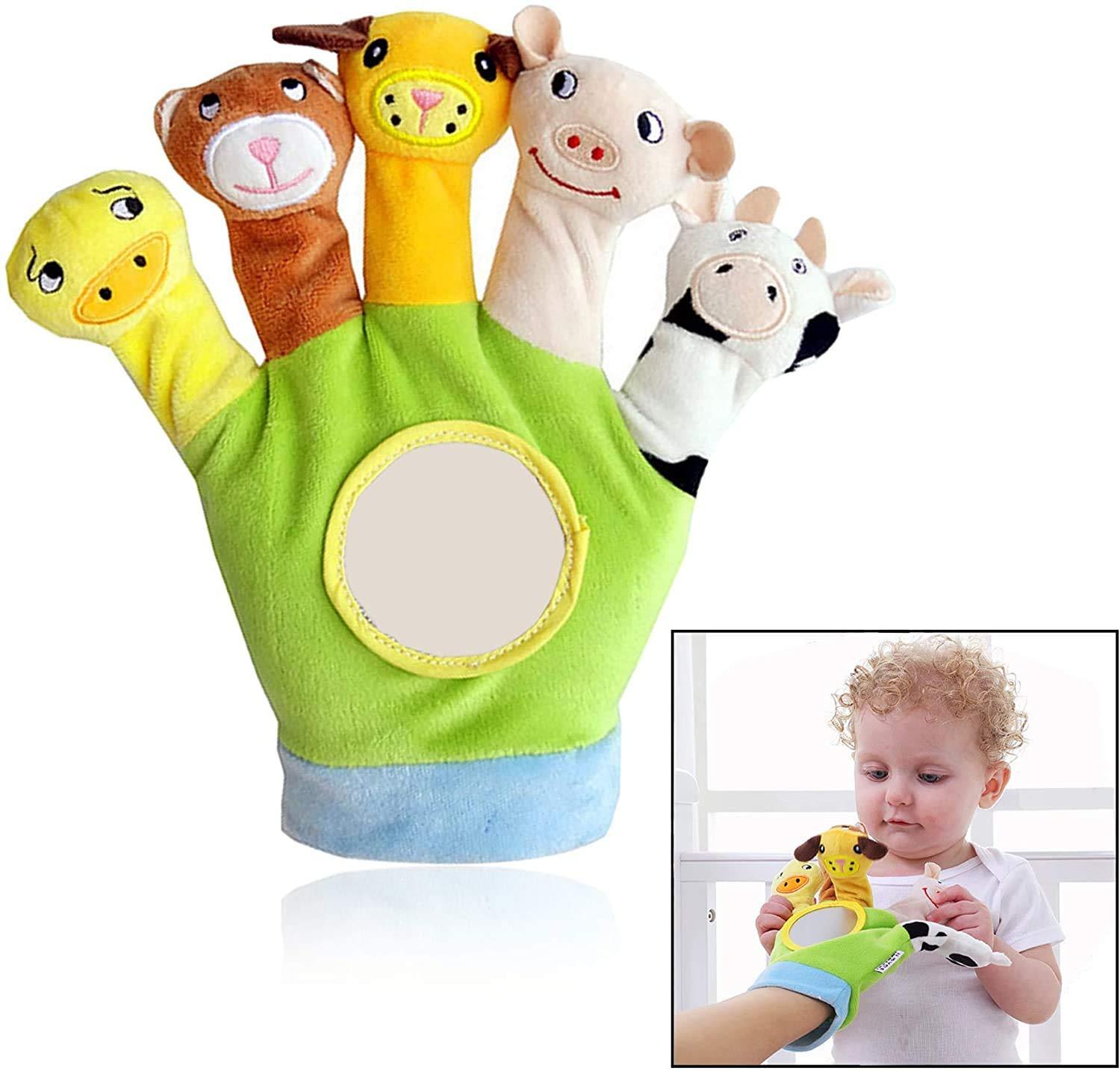 Những con rối trẻ em, con rối tay em bé truyện tranh trong -Shape trẻ em giáo dục trẻ em Puppets đồ chơi