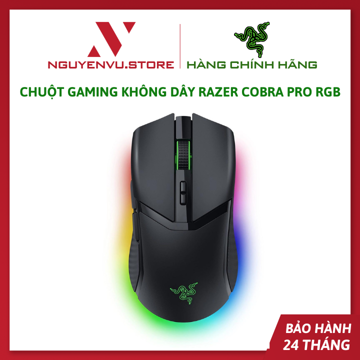 Chuột Gaming Không Dây Razer Cobra Pro RGB - Hàng Chính Hãng