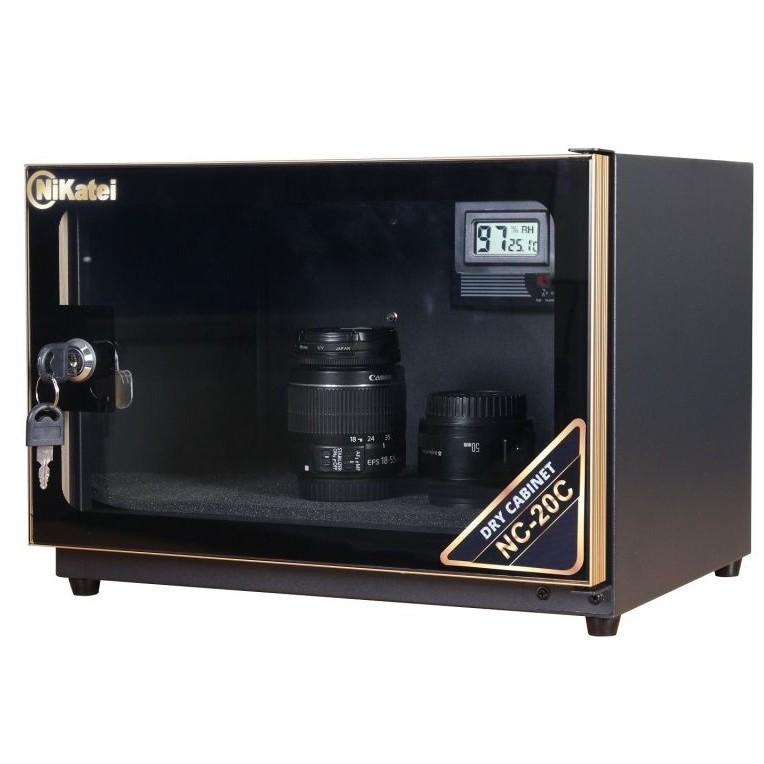 Tủ chống ẩm Nikatei NC-20C- Gold -China . Tặng 01 bộ vệ sinh máy ảnh 8 in 1