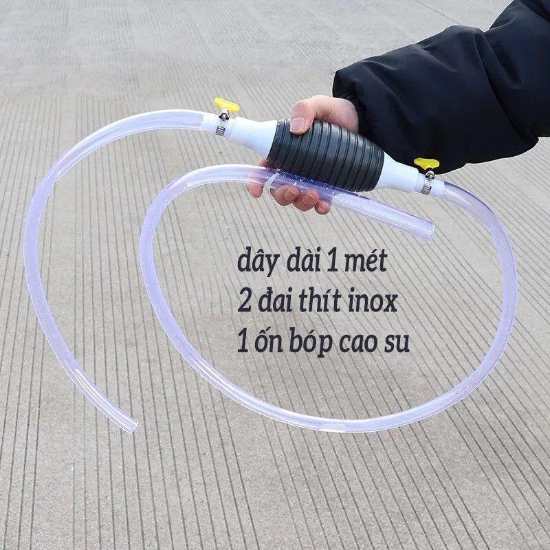Dụng cụ bơm hút xăng dầu, đồ hút xăng dầu, chất lỏng, rượu,...bằng tay tiện dụng