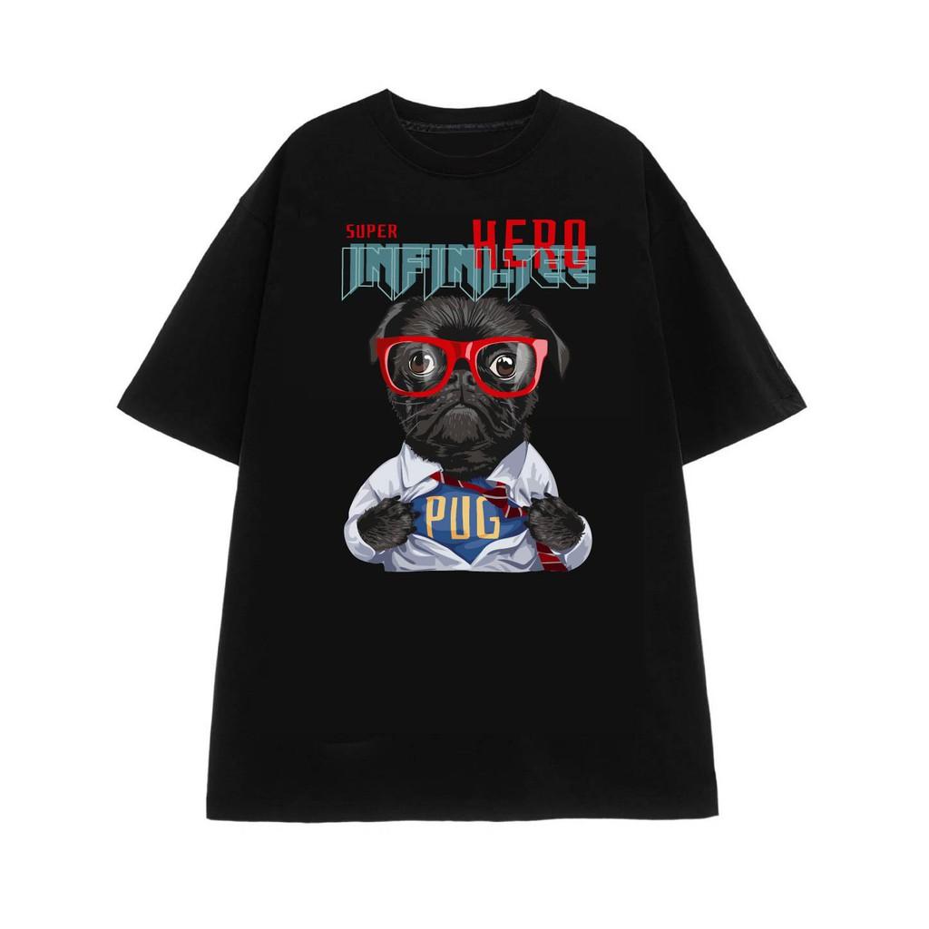 Áo thun in hình FNI.274, Thun 100 COTTON - form rộng UNISEX. - Đen Basic,XL từ 71 - 80kg