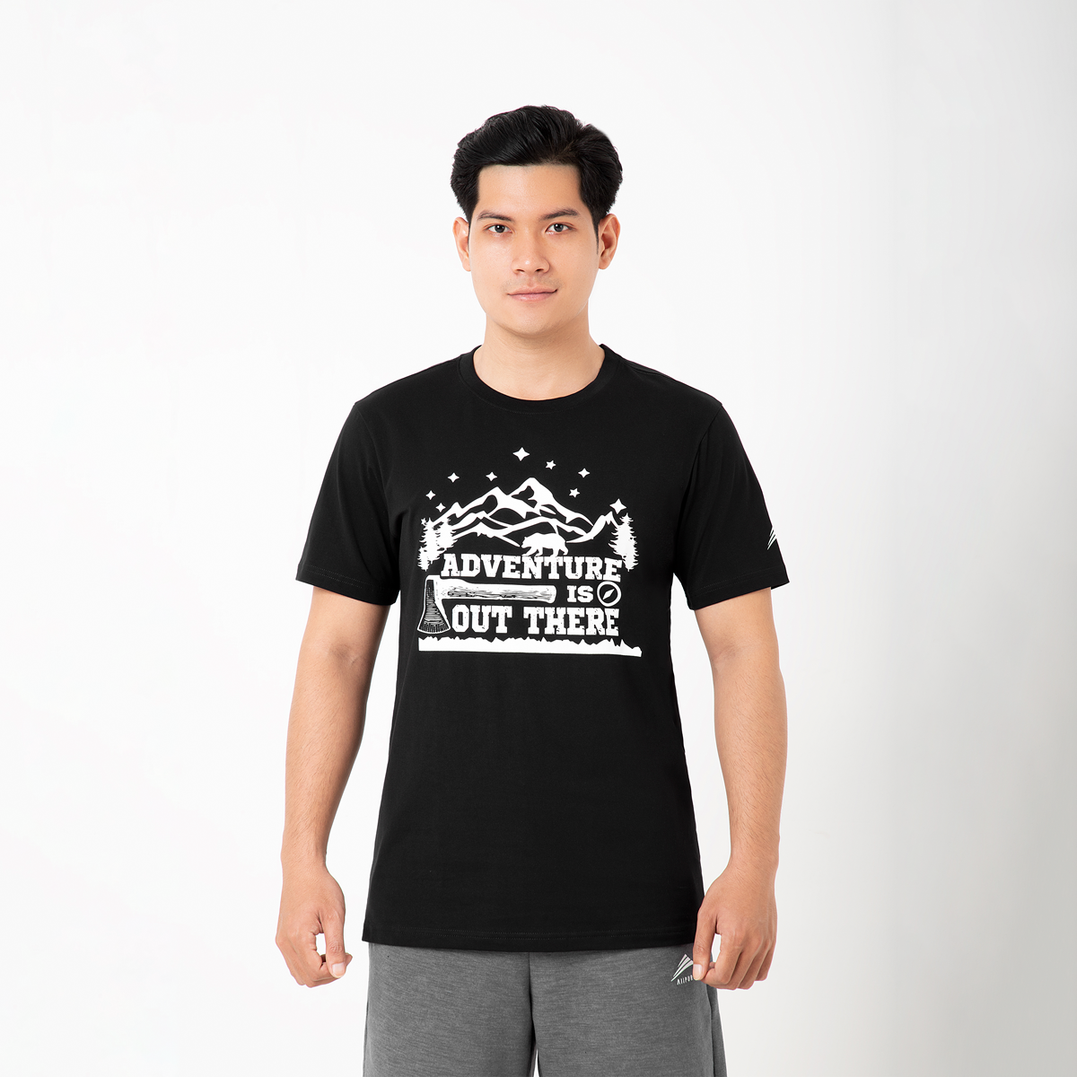 Áo thun nam cotton ALLPUR Advanture phong cách thể thao chất vải cotton in lụa trực tiếp
