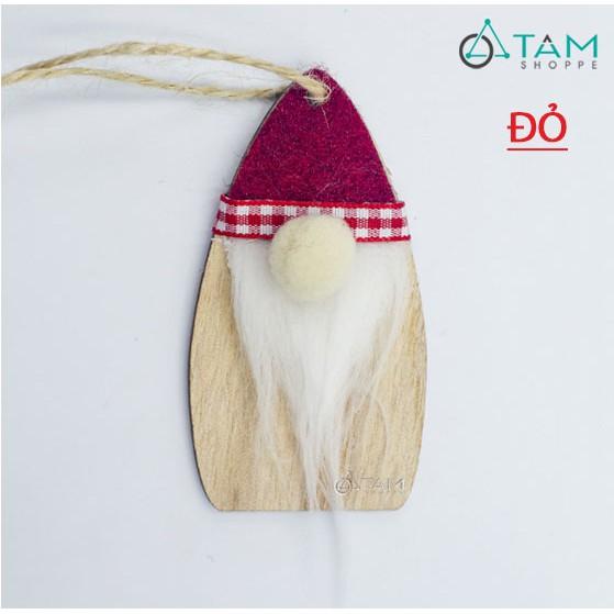 Combo 2 Phụ kiện treo Noel Ông già cánh buồm râu trắng X-PKTCT-35