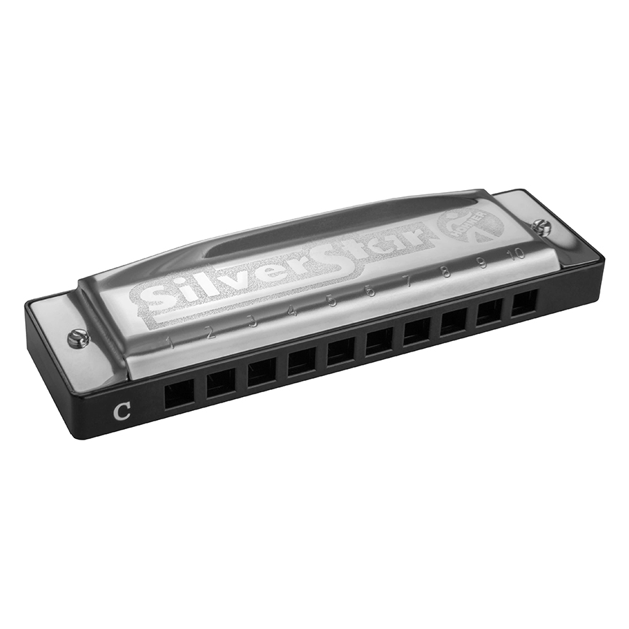 Kèn harmonica diatonic Silver Star 10 lỗ Hohner M50401-Chính hãng