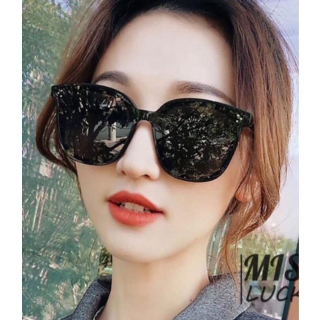 Kính râm, kính mát chống nắng và tia cực tím, họa tiết 3 chấm kiểu dáng Hàn quốc