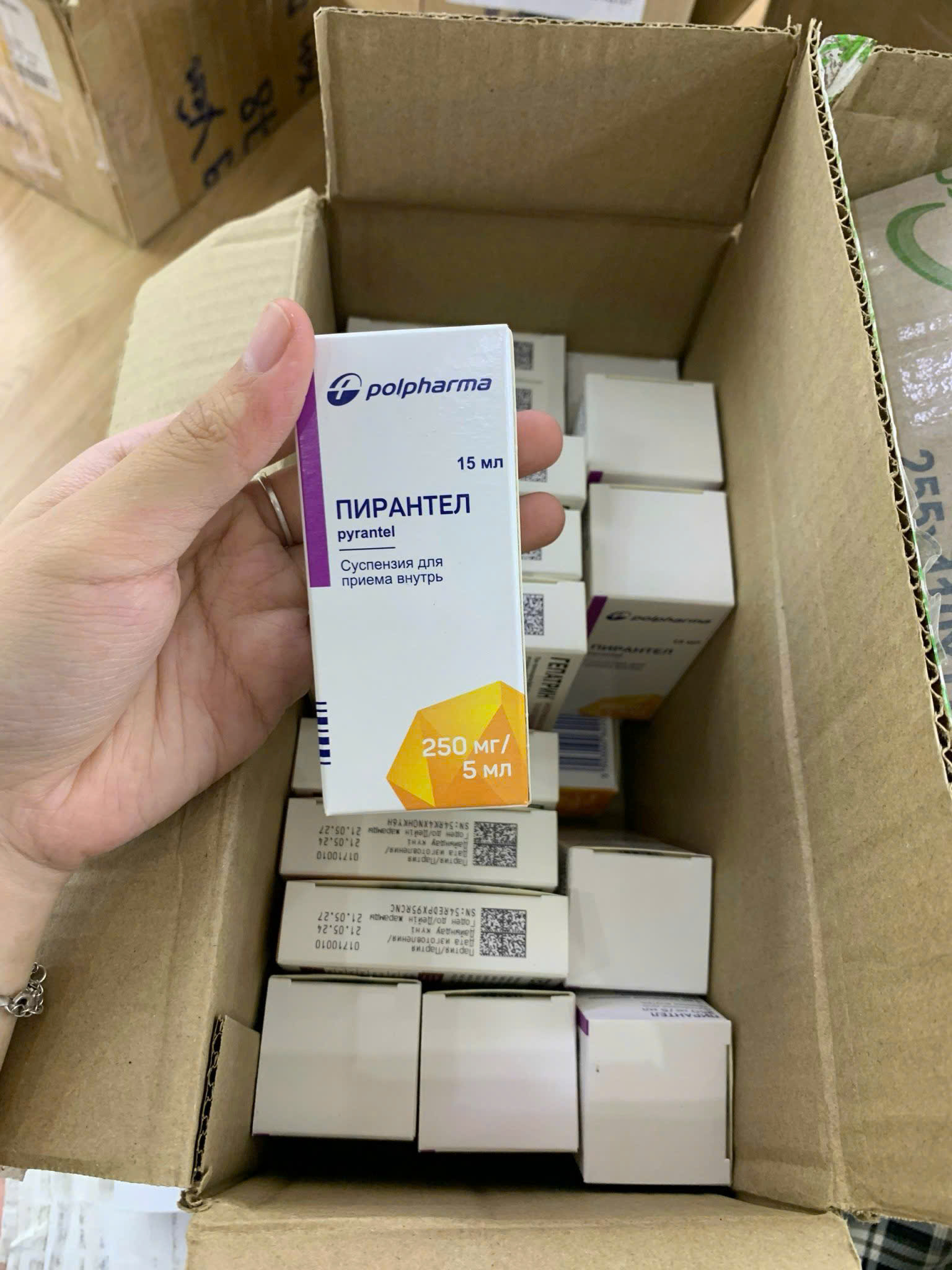 Lọ Siro Tẩy Giun Piranten Nga (6M+)