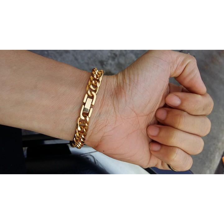 Lắc Tay Titanium Cao Cấp Không Đen Rỉ 8li