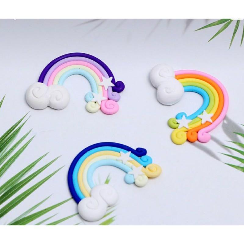 Charm Cầu Vồng lớn trang trí slime, mô hình chụp ảnh Toru_Slime