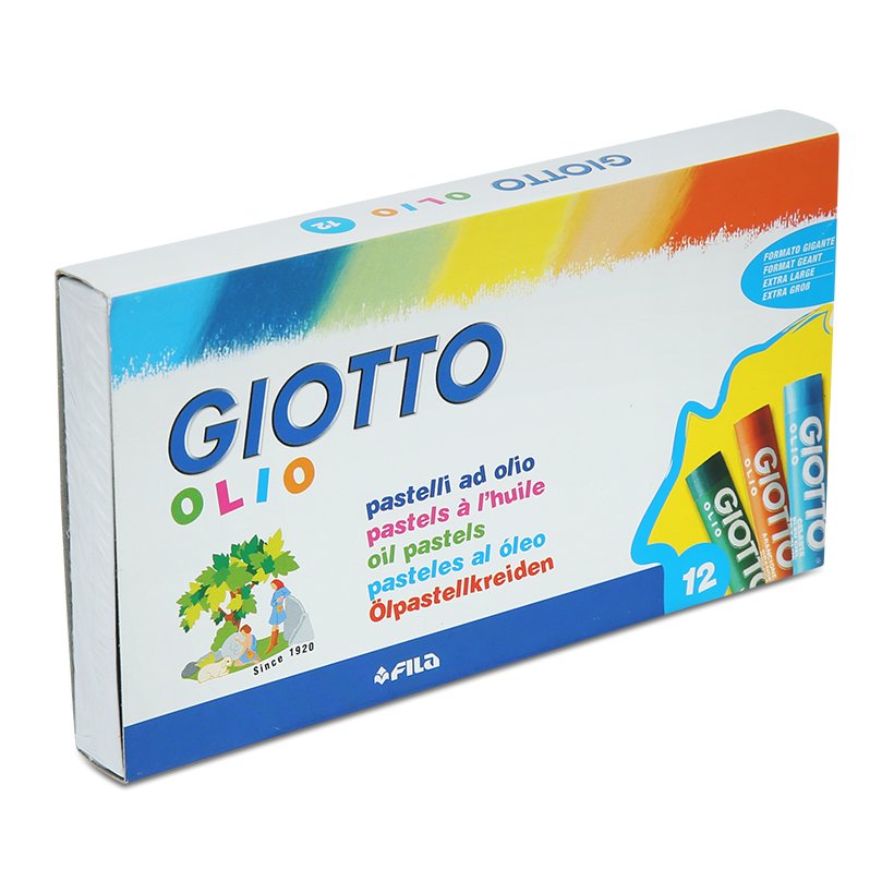 Bút Sáp Màu Giotto Olio 293000 (12 Màu/Hộp)