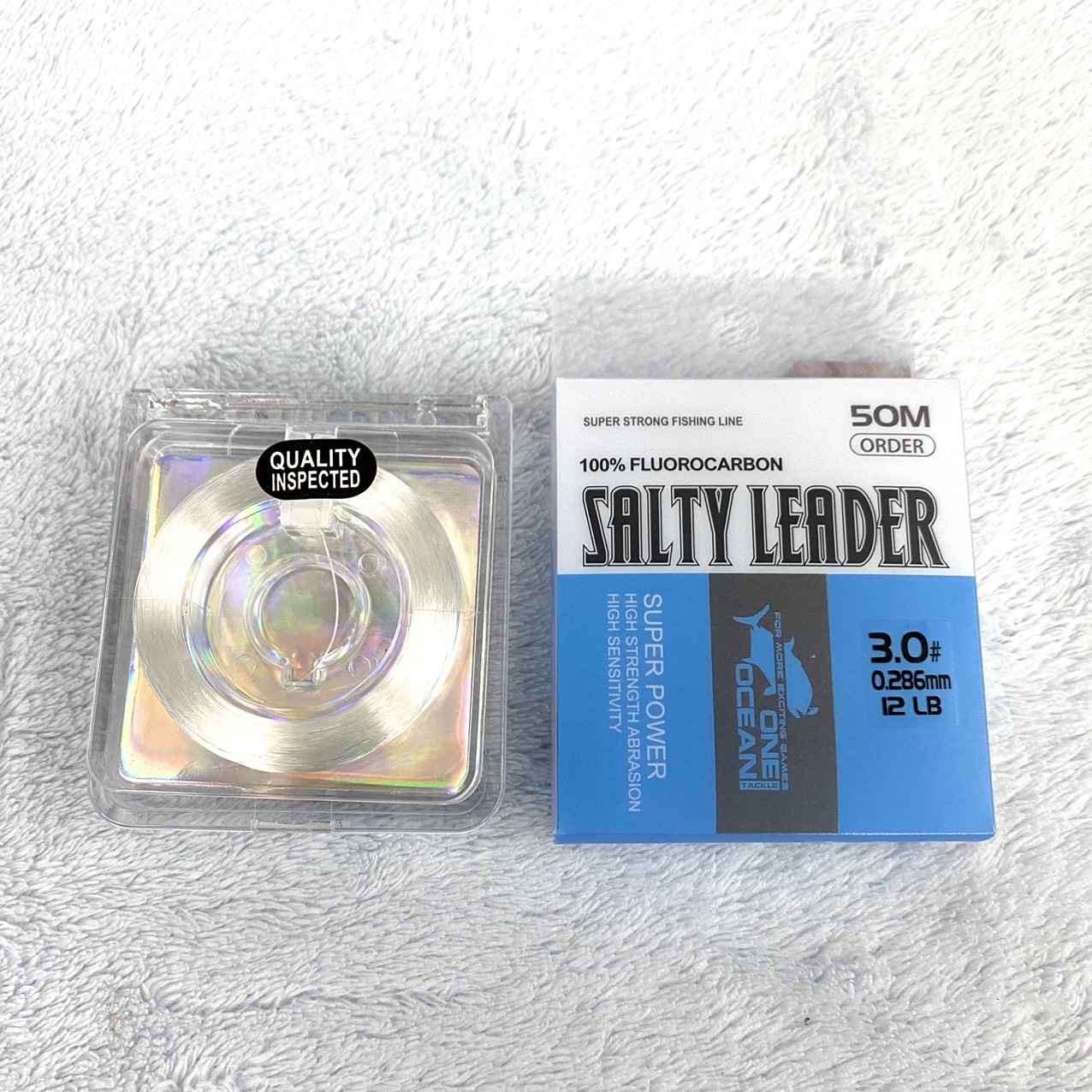 Dây Câu Cá Salty Leader One Ocean 100% Fluoro Carbon Cuộn 50m