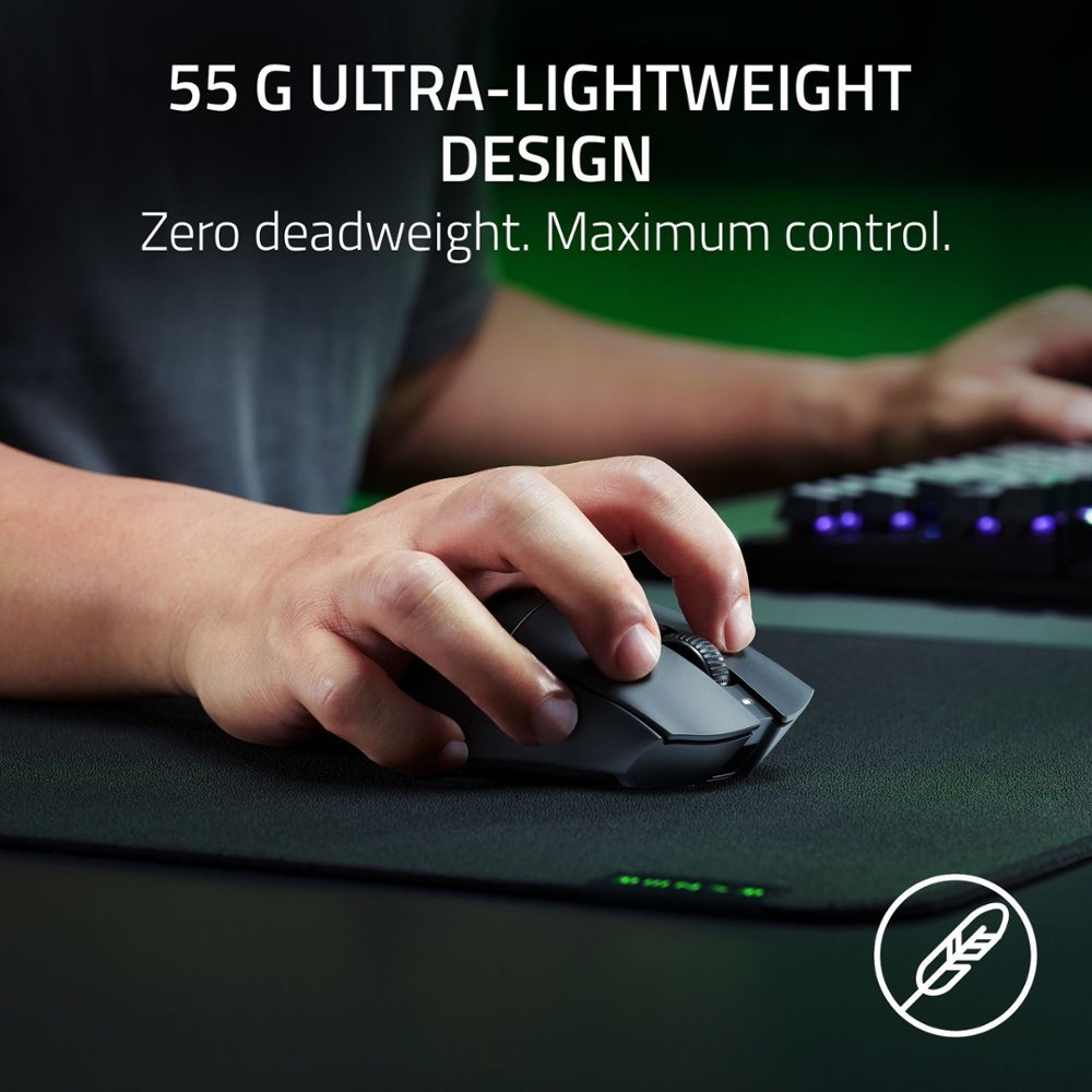 Chuột không dây Razer DeathAdder V3 HyperSpeed - Wireless Esports Gaming Mouse_Mới, hàng chính hãng