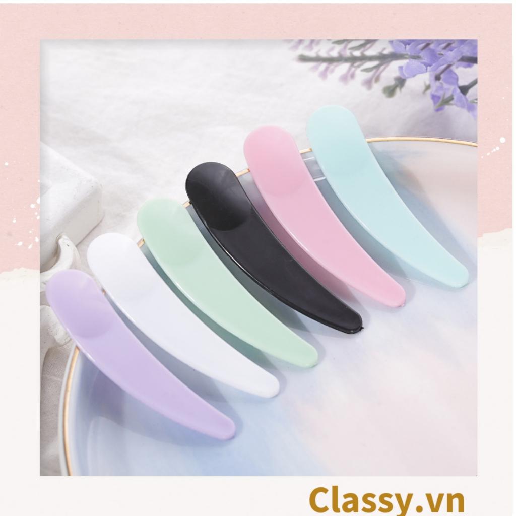 Dụng cụ lấy kem  Classy bằng nhựa hình cái muỗng, dùng trong trang điểm, dưỡng da PK1285