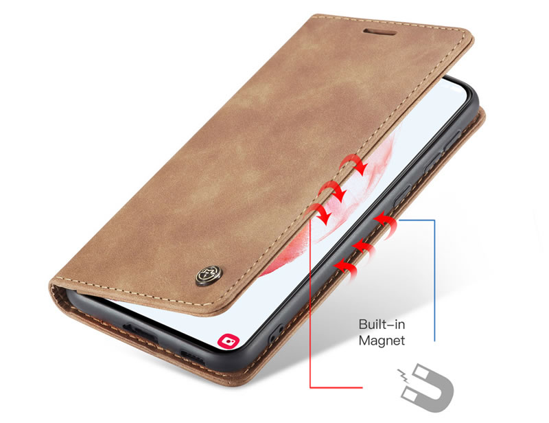 Bao da dạng ví dành cho Samsung Galaxy S21 chính hãng Caseme - Hàng Nhập Khẩu