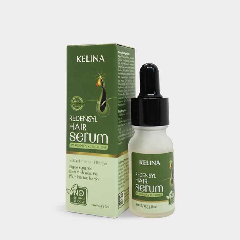 Serum Cao Cấp Kích Thích Mọc Tóc, Ngăn Ngừa Gãy Rụng, Làm Dày Và Chắc Khỏe Tóc Kelina Size Mini 10ml