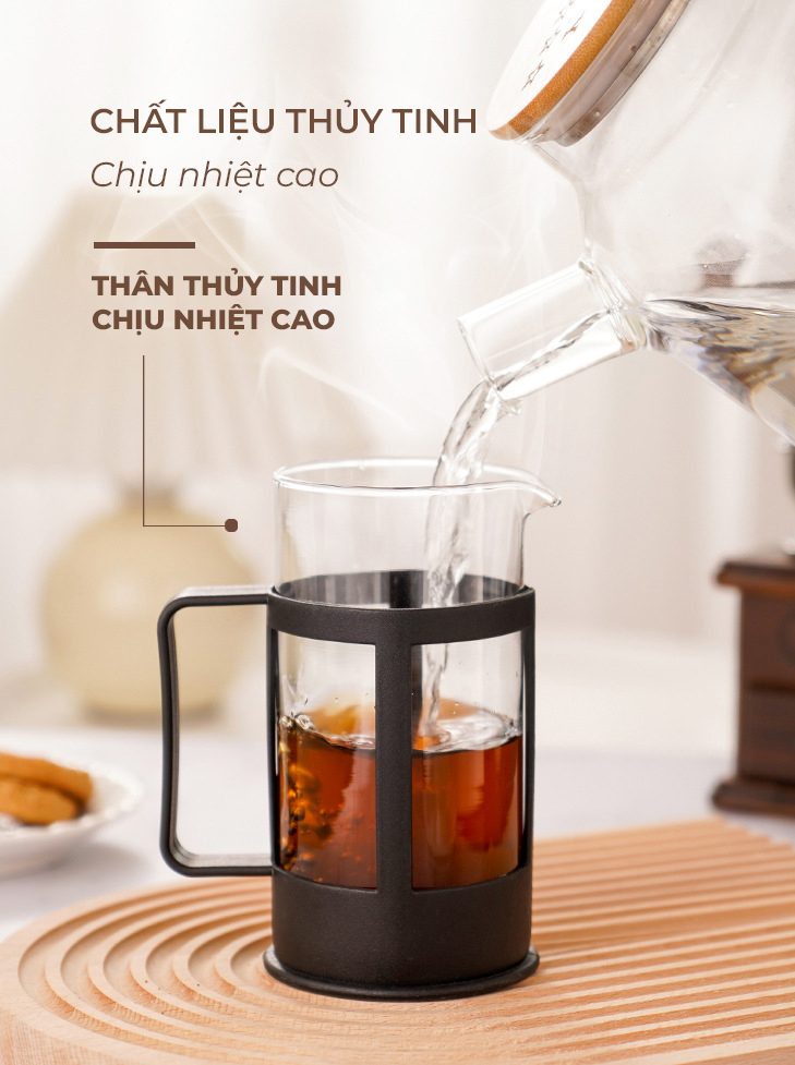 Bình Pha Cafe Thế Hệ Mới Dễ Dàng, Tiện Lợi ( 350ml)