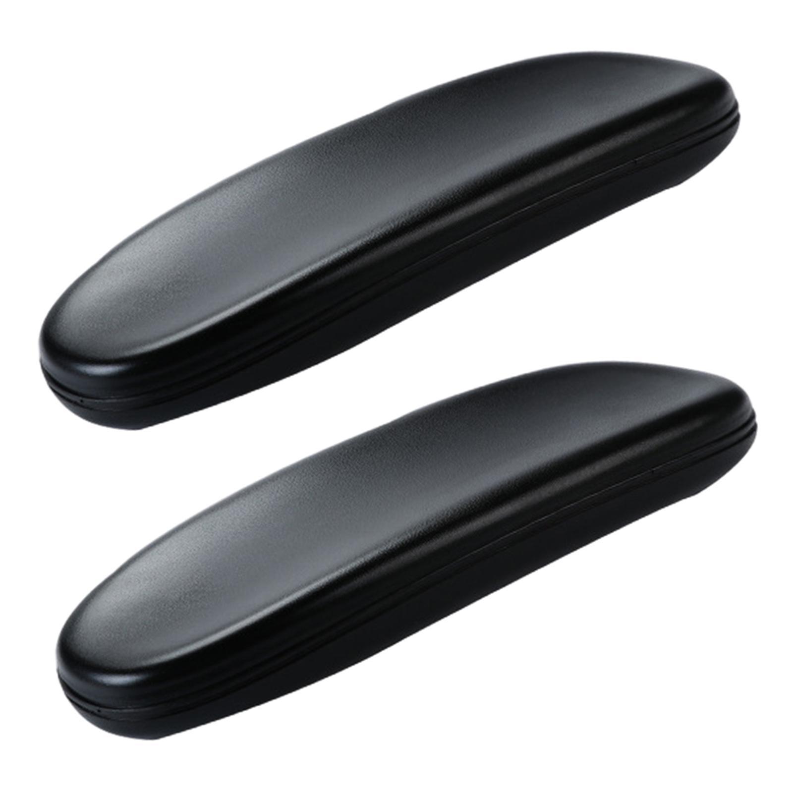 2Pcs Desk Chair Armrest Pads Gaming Chair Extra Thick PU Leather
