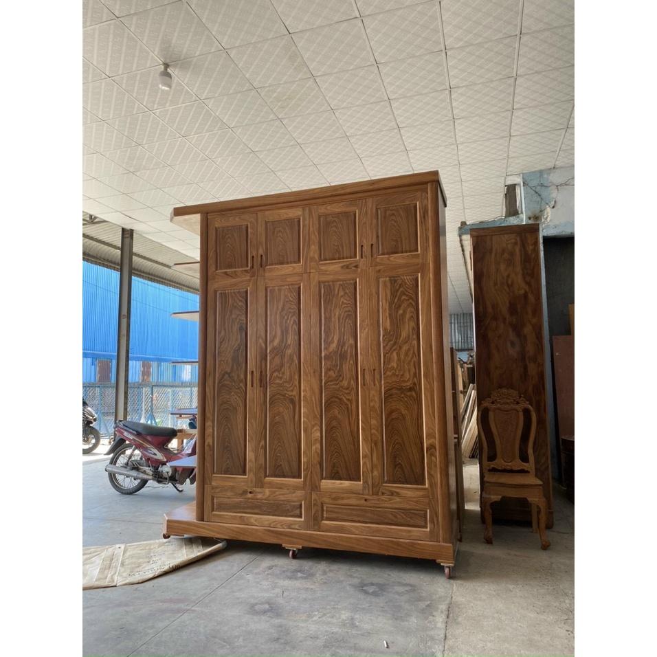 Tủ quần áo gỗ hương xám tự nhiên mẫu mới nhất tủ gỗ