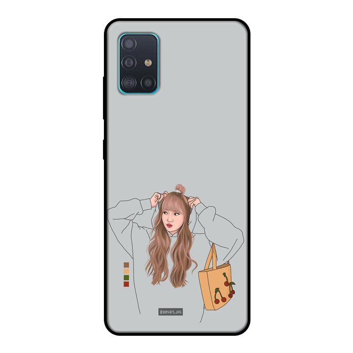 Ốp lưng điện thoại Samsung Galaxy A51 viền dẻo TPU BST Cô Nàng Cá Tính Mẫu 12