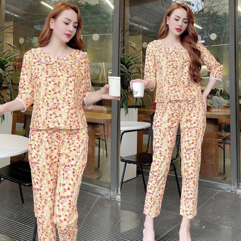 Đồ bộ mặc nhà , chất vải kate hàn