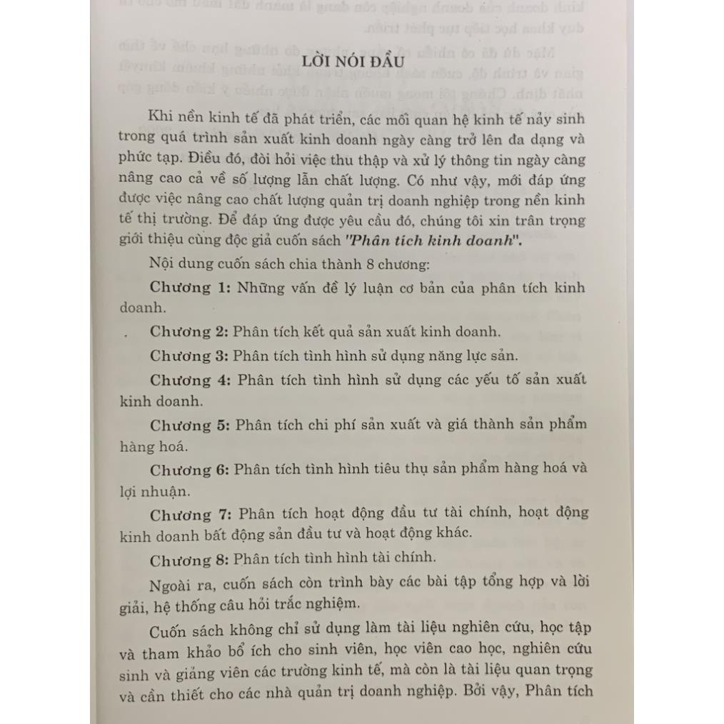 Sách - Phân tích kinh doanh - Lý thuyết và thực hành