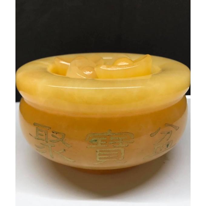 Bát Vàng, Bát Tụ Bảo Đá Ngọc Hoàng Long - đường kính 12cm