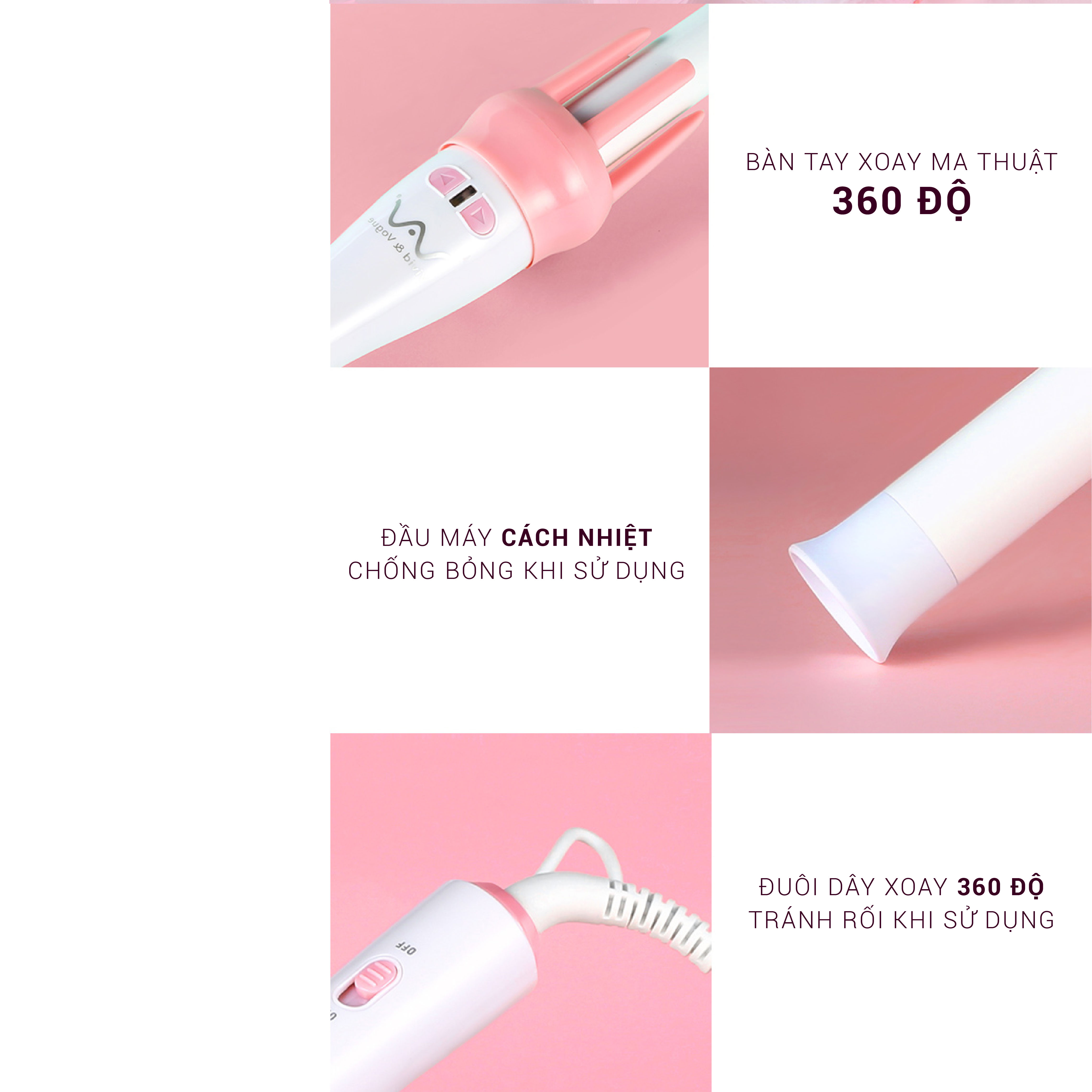 Máy Uốn Xoăn Tự Động Gen 1 VIVID &amp; VOGUE - VAV022B