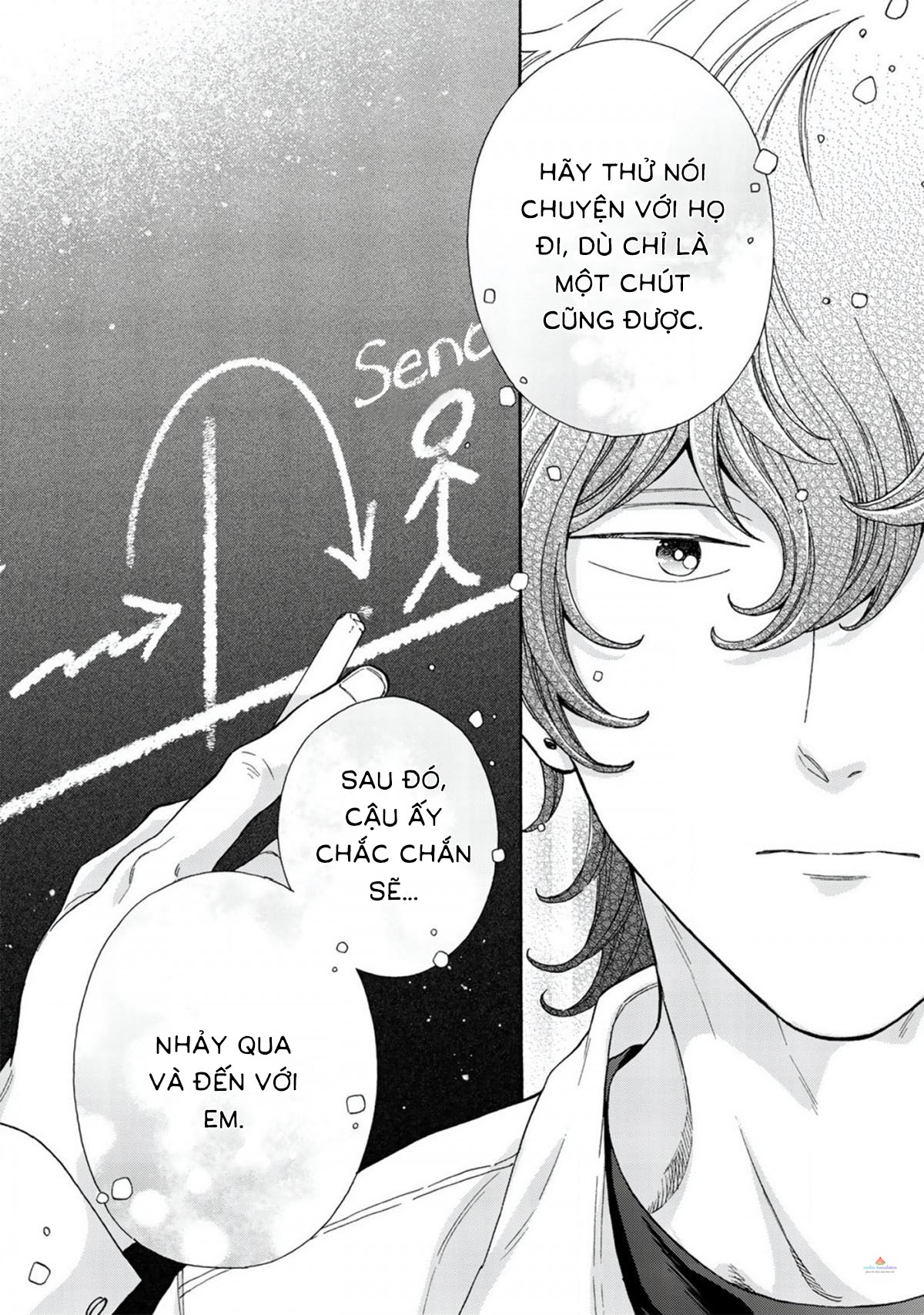 ngôi sao hạng nhất được vẽ bằng nụ hôn chapter 5 13