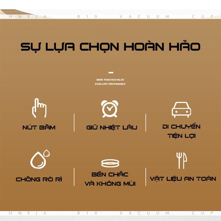 Bình Nước Thể Thao Giữ Nhiệt  Cao Cấp Nắp Bật Khóa Tiện Dụng Chai Bình Nước Du Lịch Nóng Lạnh