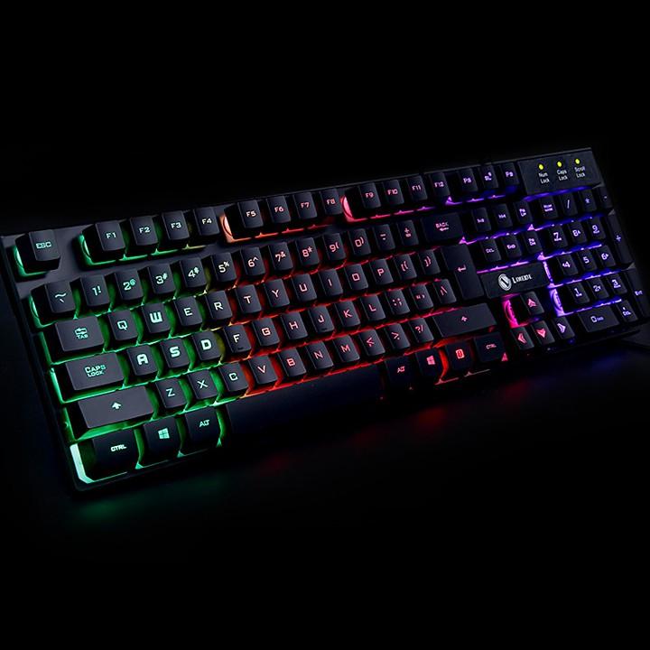 Combo bàn phím LED giả cơ GK50 và chuột chơi Game K2 -Led + Tặng kèm lót chuột