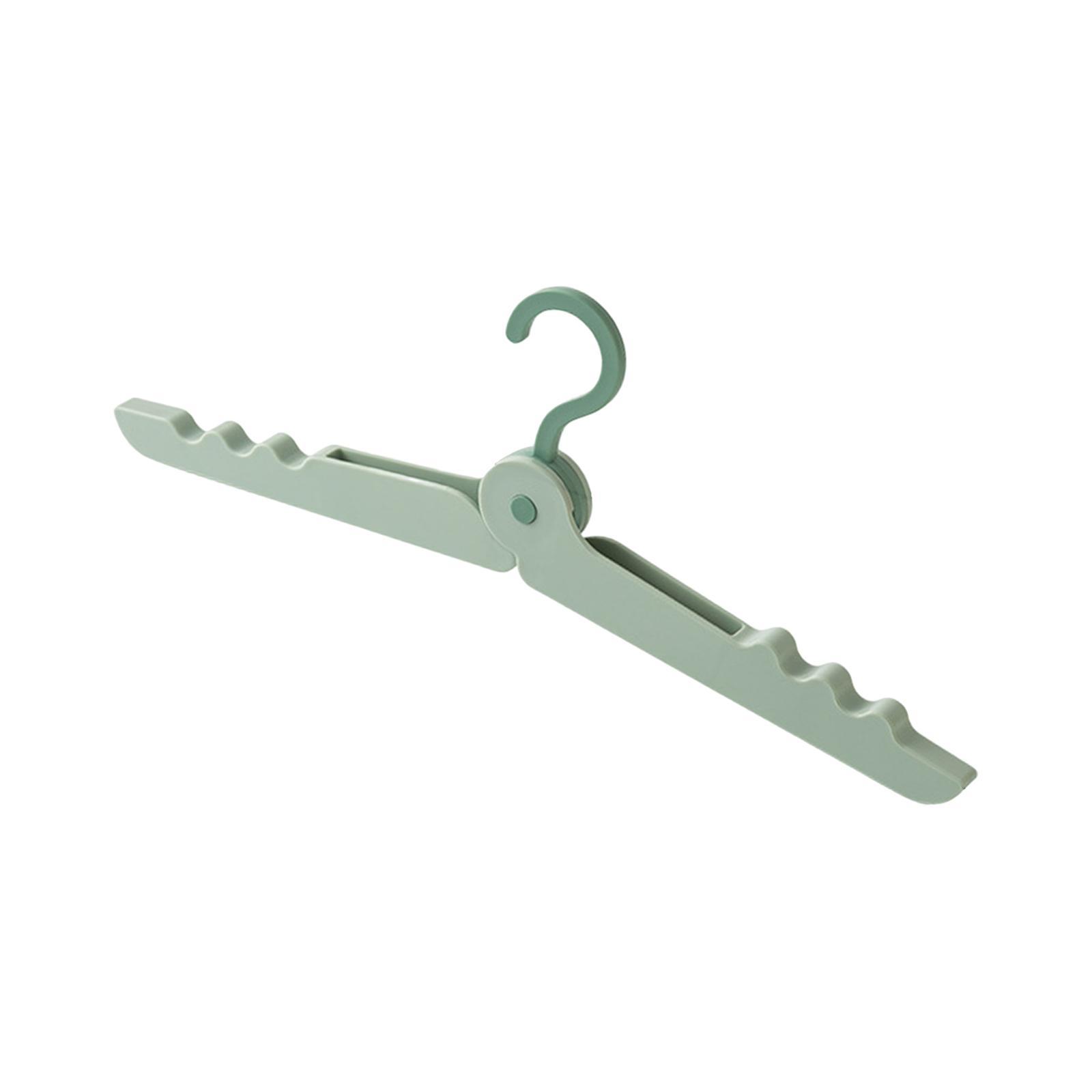 Portable Folding Clothes Hanger Clothing Organizer for Travel, Home Foldable