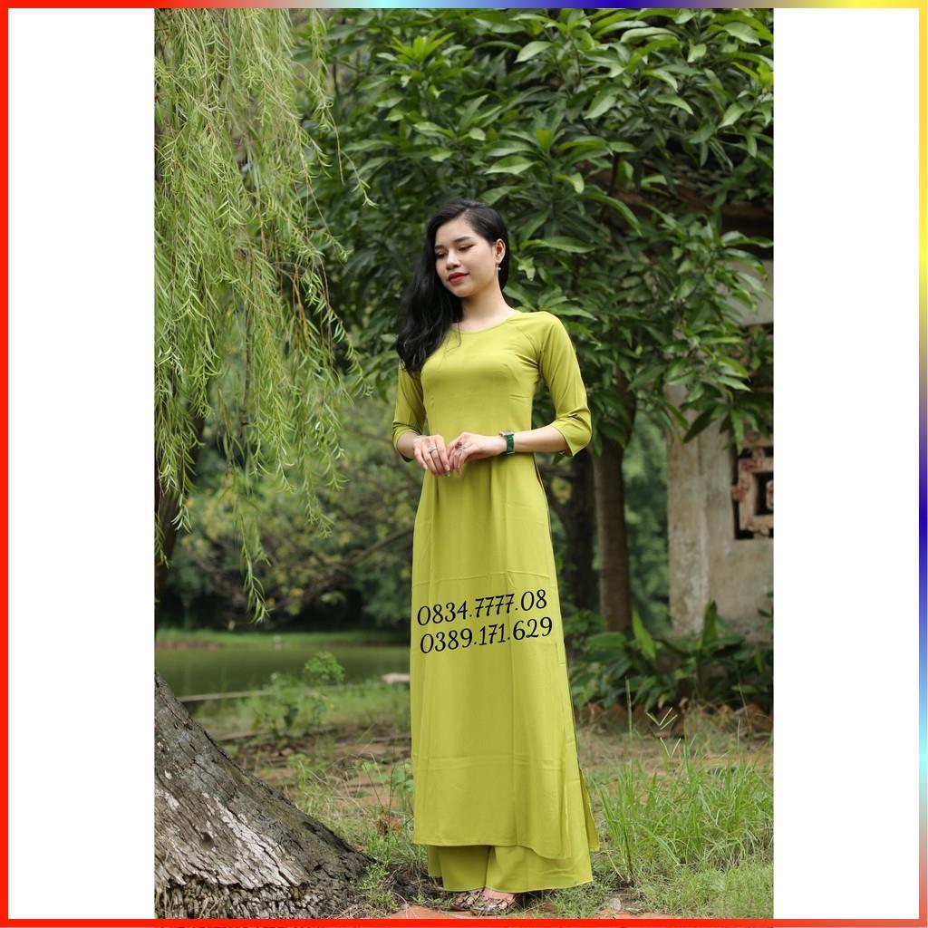 Áo Dài Trơn Lụa Nhật Các Màu
