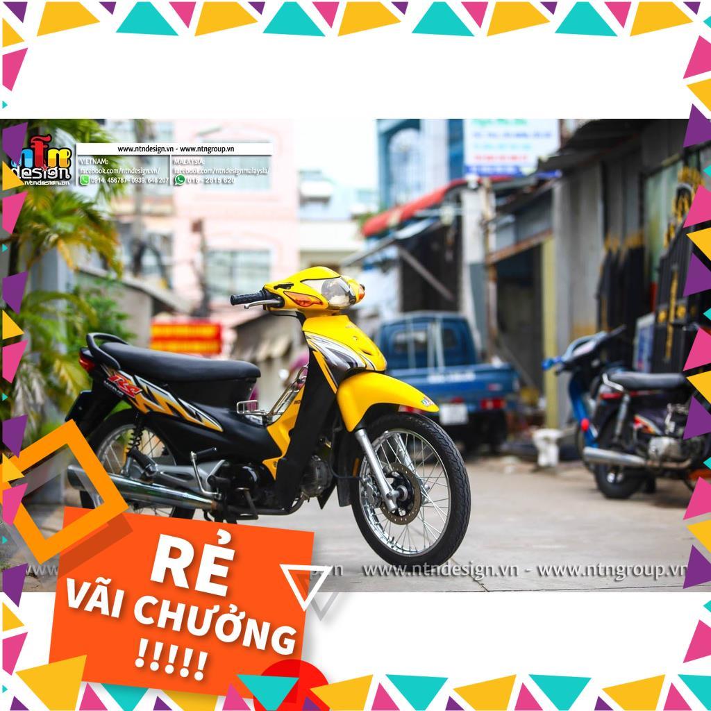 Tem Rời Wave A 100 Mẫu RS Vàng Đen