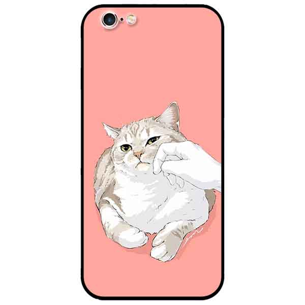 Ốp lưng in cho Iphone 6/6s Mẫu Mèo Mập