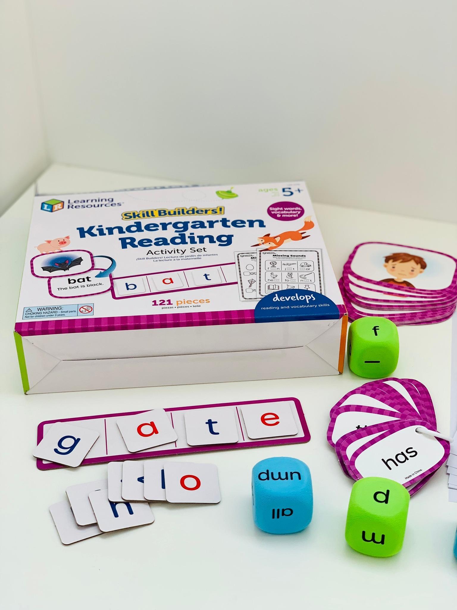 Learning Resources Đồ chơi xây dựng kỹ năng! Học đọc tuổi mẫu giáo  - Skill Builders! Kindergarten Reading