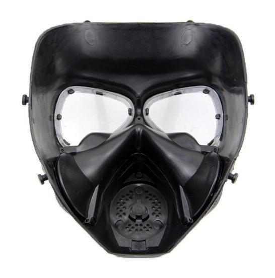 Mặt nạ chiến thuật với quạt Airsoft Turbo và dụng cụ bảo vệ sơn