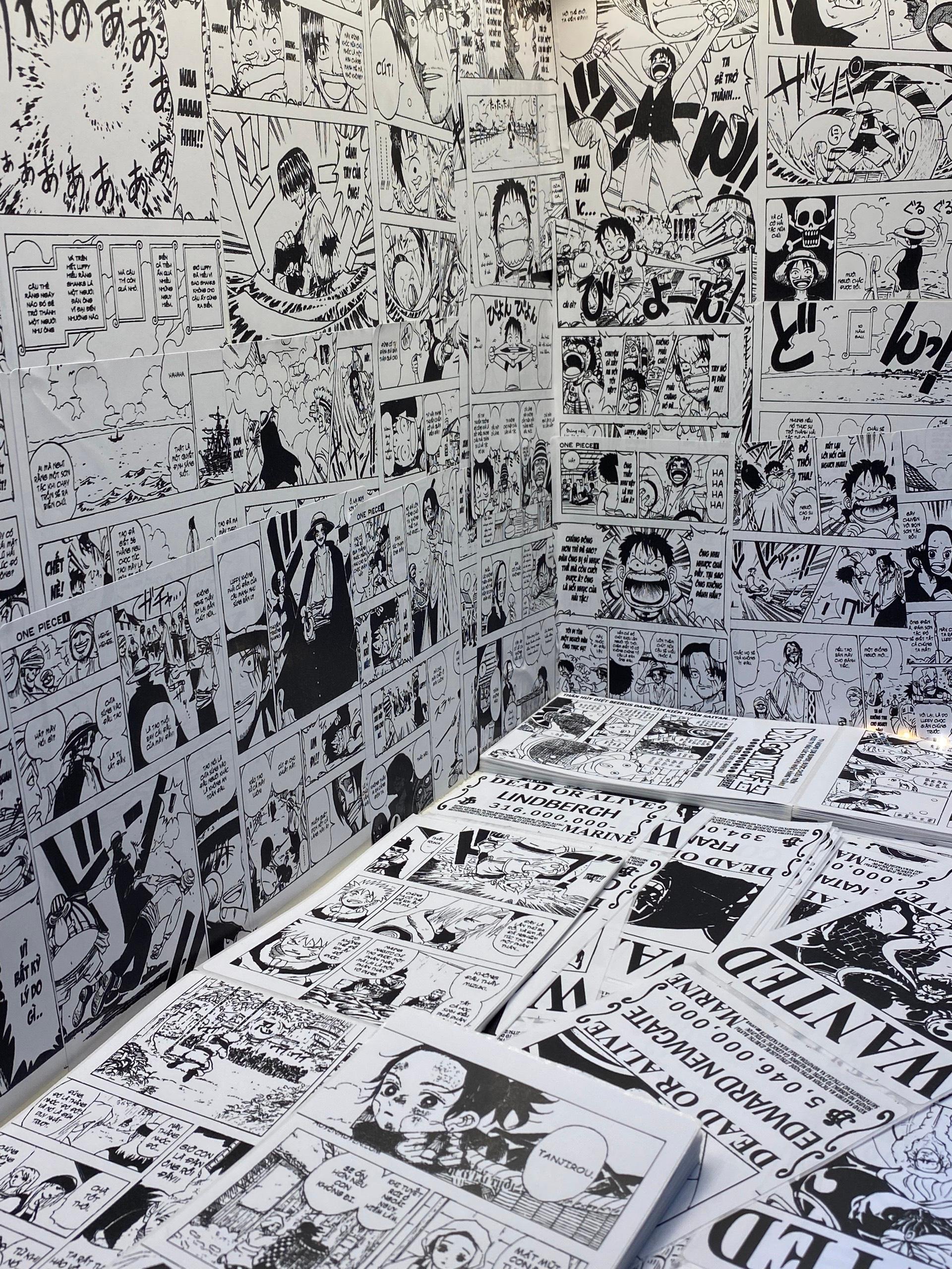 50 Miếng Truyện Tranh Dán Tường Truyện Tranh One Piece - Naruto - Dragon Ball - 7 Viên Ngọc Rồng - Thanh Gươm Diệt Quỷ - 25T Dragon Ball SP