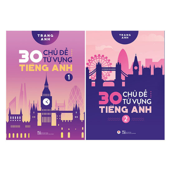 Combo 30 Chủ Đề Từ Vựng Tiếng Anh . Tặng kèm bút và sổ tay mini dễ thương.